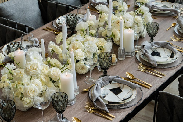 CENTRO DE MESA BLANCA